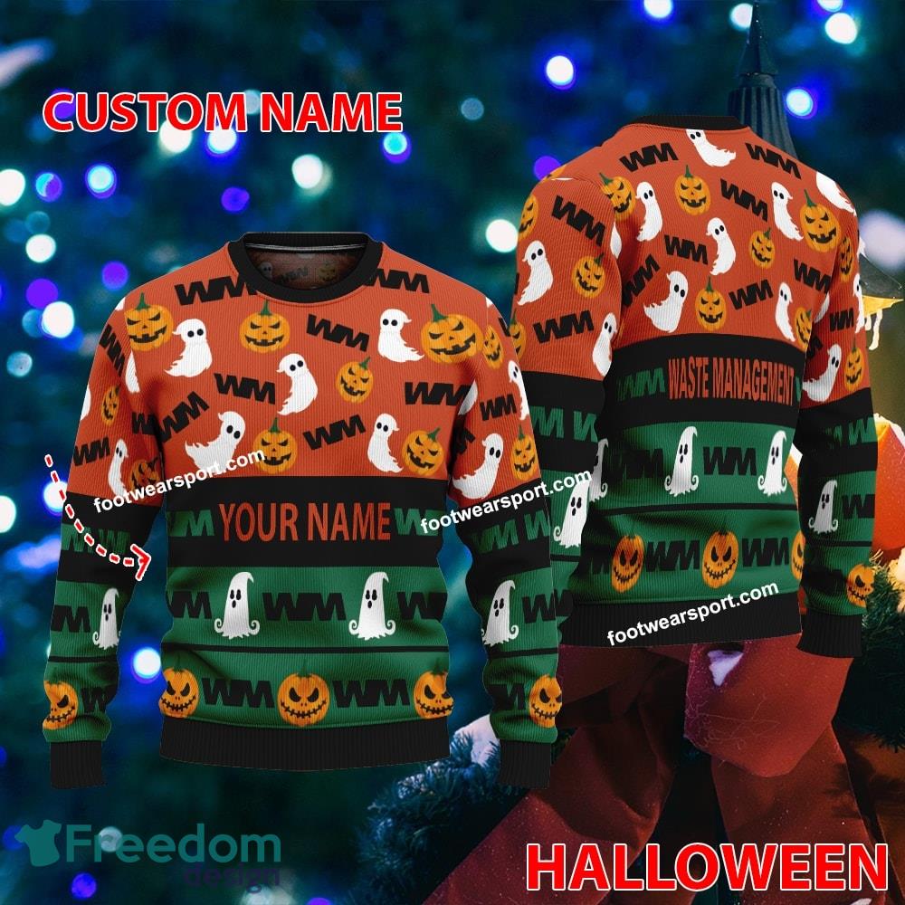 Waste Management Personalized Halloween Ugly Christmas Sweater Gift For Adult image Waste Management Personalized Halloween Ugly Christmas Sweater Gift For Adult - Waste Management Personalized Halloween Ugly Christmas Sweater Gift For Adult