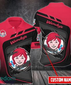 Wendy’s 3D Polo Shirt For Fans Custom Name Beach Summer Shirt