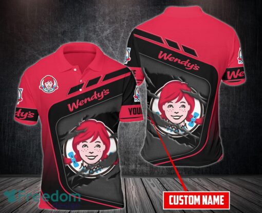 Wendy's 3D Polo Shirt For Fans Custom Name Beach Summer Shirt Product Photo 1