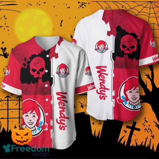 Wendy's Skull Baseball Jersey For Men And Women Product Photo 1