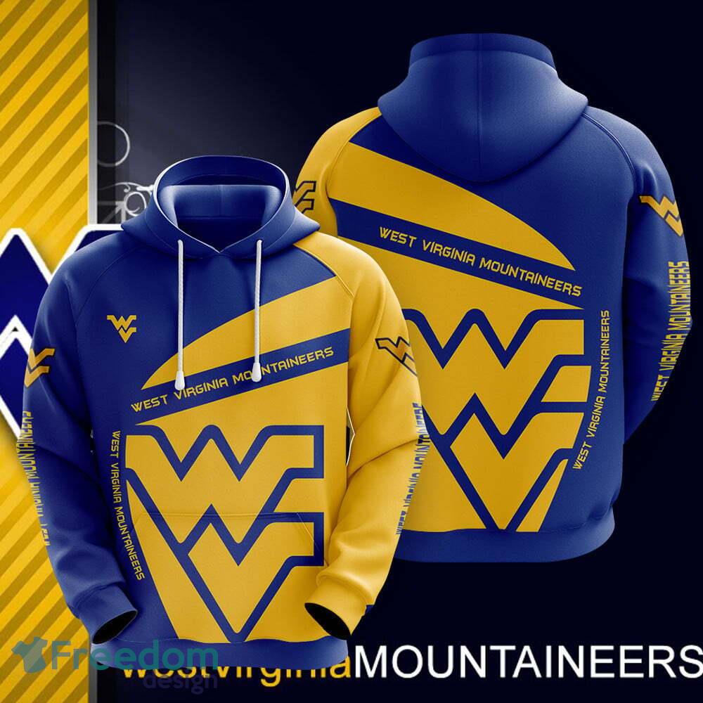 West Virginia Mountaineers 3D Hoodie For Fans New Trending All OVer Print - West Virginia Mountaineers 3D Hoodie For Fans New Trending All OVer Print