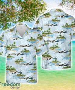 WestJet Boeing 787-9 Dreamliner Aloha 3D Hawaiian Shirt