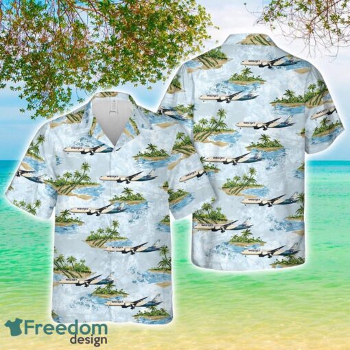 WestJet Boeing 787-9 Dreamliner Aloha 3D Hawaiian Shirt Product Photo 1