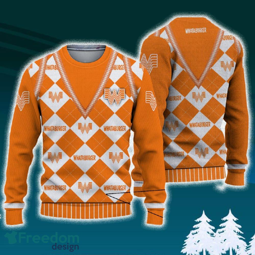 Whataburger Brands Logo 3D Sweater For Men Women Fans Gift Christmas image Whataburger Brands Logo 3D Sweater For Men Women Fans Gift Christmas - Whataburger Brands Logo 3D Sweater For Men Women Fans Gift Christmas