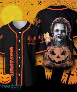 Whataburger Michael Myers Halloween Costume Baseball Jersey For Men And Women