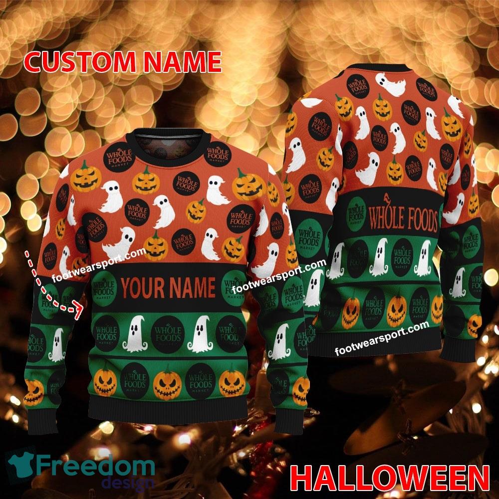 Whole Foods Market Custom Name Halloween Knitted Xmas Sweater For Fans image Whole Foods Market Custom Name Halloween Knitted Xmas Sweater For Fans - Whole Foods Market Custom Name Halloween Knitted Xmas Sweater For Fans