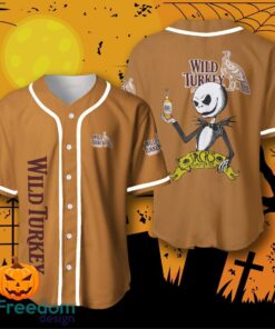 Wild Turkey Halloween Jack Skellington Nightmare Baseball Jersey For Men And Women