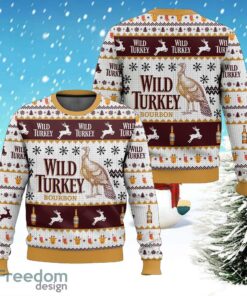 Wild Turkey Ugly Sweater Ugly 3D Sweater Gift For Christmas