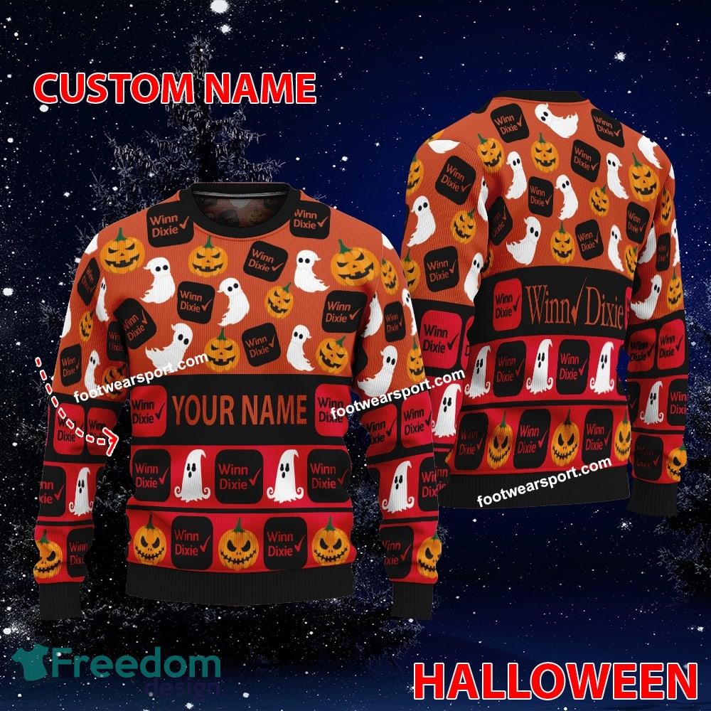 Winn Dixie Personalized Halloween Ugly Christmas Sweater AOP Gift For Adult image Winn Dixie Personalized Halloween Ugly Christmas Sweater AOP Gift For Adult - Winn Dixie Personalized Halloween Ugly Christmas Sweater AOP Gift For Adult