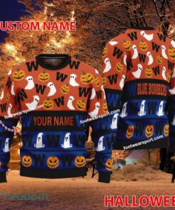 Winnipeg Blue Bombers Personalized Halloween Knitted Christmas Sweater Gift Holidays