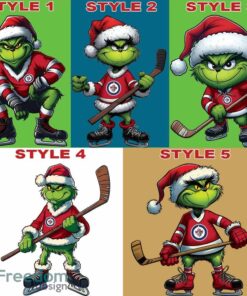 Winnipeg Jets New Grinch Ugly Christmas Sweater Gift For Men And Women - Winnipeg JetsMulti Grinch Ugly Christmas Sweater Gift Adult Photo 3