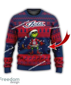 Winnipeg Jets New Grinch Ugly Christmas Sweater Gift For Men And Women