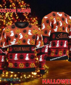 Winnipeg Jets Personalized Logo Pattern Ugly Xmas Sweater For Fans