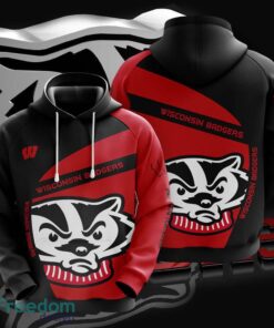 Wisconsin Badgers 3D Hoodie For Fans New Trending All OVer Print
