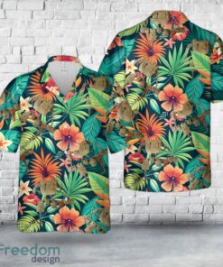 WW2 US ARMY D DAY M1 Carbin Paratrooper Equipment Hawaiian Shirt