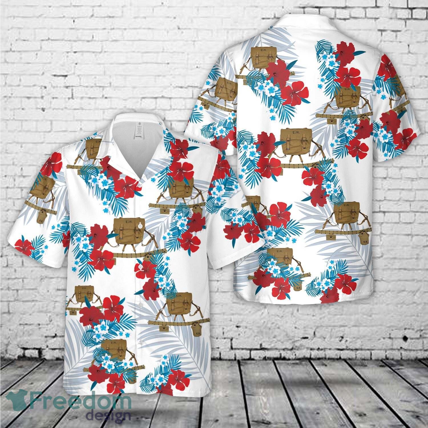 WWII US Army M1936 Haversack M36 Musette Field Military BackPack Equipment Set Hawaiian Shirt image WWII US Army M1936 Haversack M36 Musette Field Military BackPack Equipment Set Hawaiian Shirt - WWII US Army M1936 Haversack M36 Musette Field Military BackPack Equipment Set Hawaiian Shirt-1