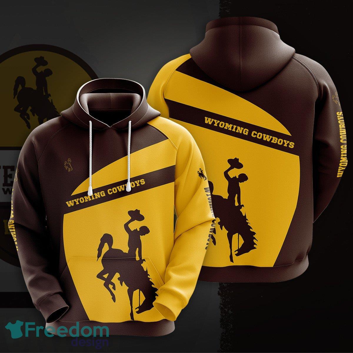 Wyoming Cowboys 3D Hoodie For Fans New Trending All OVer Print - Wyoming Cowboys 3D Hoodie For Fans New Trending All OVer Print