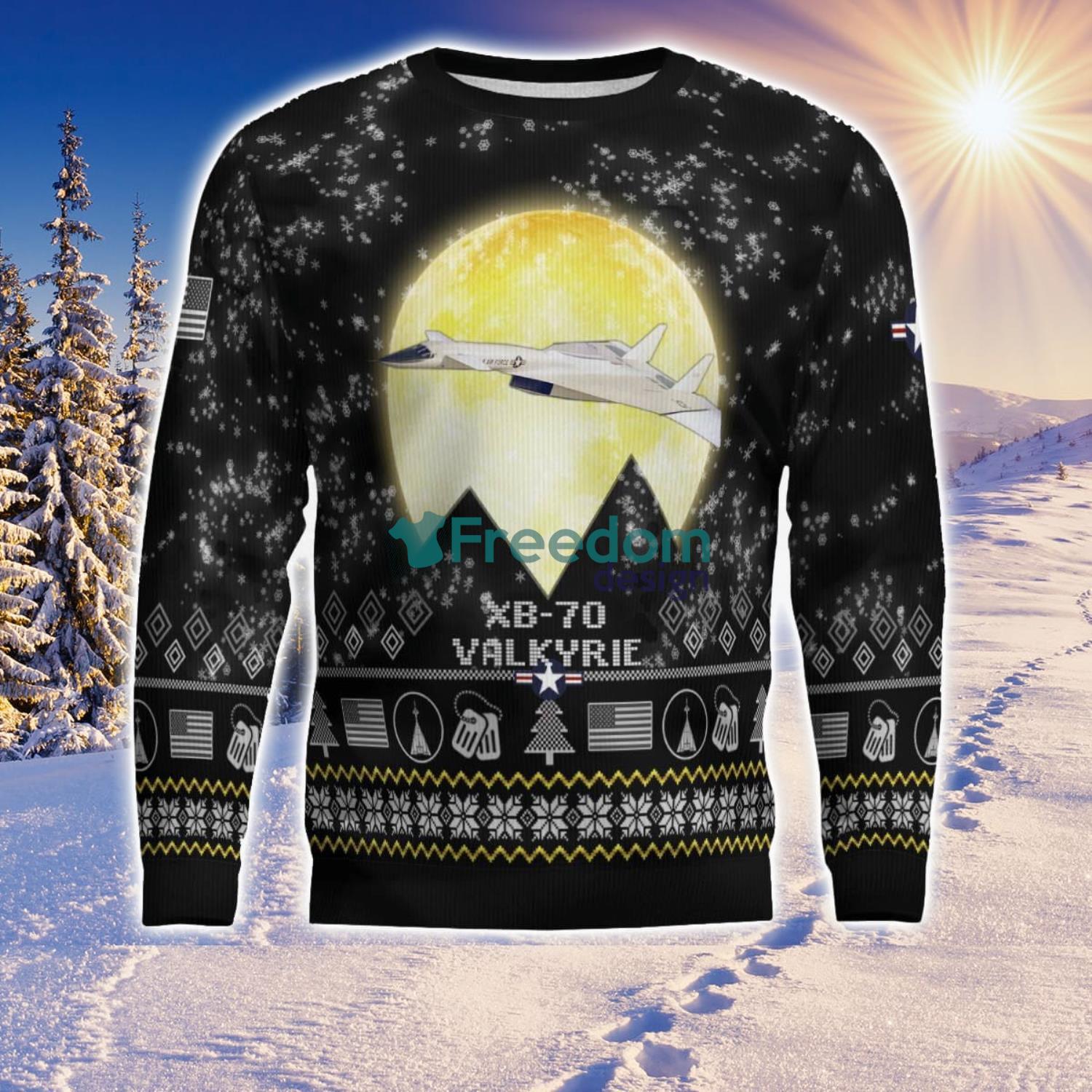 xb-70-valkyrie-xb70-aircraft-moonlight-black-ugly-christmas-sweater-veteran-sweater-2.jpg XB-70 Valkyrie XB70 Aircraft Moonlight Black Ugly Christmas Sweater Veteran Sweater Product Photo 3