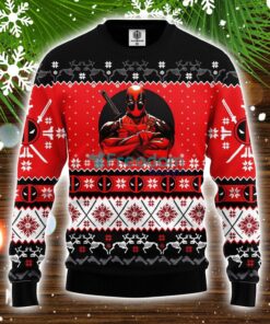 Xmas Deadpool Ugly Christmas Sweater Amazing Gift Idea Christmas Party Gift