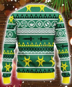 Zelda Green Yellow Ugly Christmas Sweater Amazing Gift Christmas Gift For Men And Women Product Photo 2