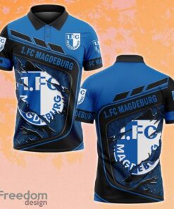 1. FC Magdeburg Polo Shirt Custom Name Special Gift