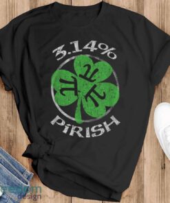 3.14% Pirish Funny St. Patricks Math Geek Pi Day T-Shirt