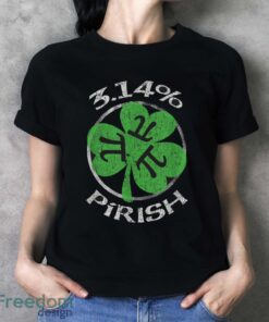 3.14% Pirish Funny St. Patricks Math Geek Pi Day T-Shirt - Ladies T-Shirt