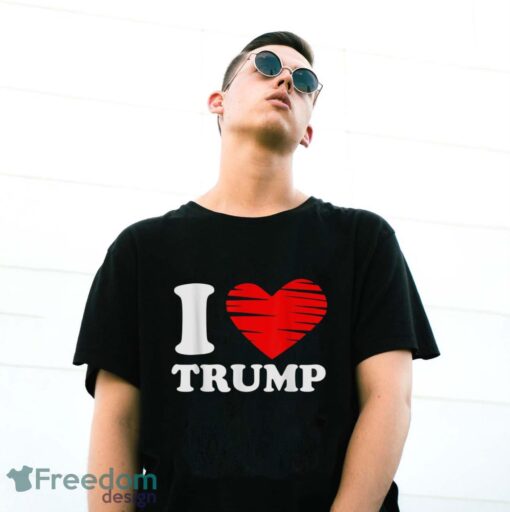 4Th Of July Election Love Trump T-Shirt - G500 Gildan T-Shirt