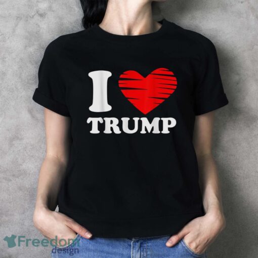 4Th Of July Election Love Trump T-Shirt - Ladies T-Shirt