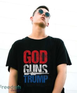 4Th Of July – Patriot Republican Pride Usa God Guns Trump T-Shirt - G500 Gildan T-Shirt