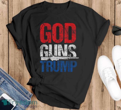 4Th Of July – Patriot Republican Pride Usa God Guns Trump T-Shirt - Black T-Shirt