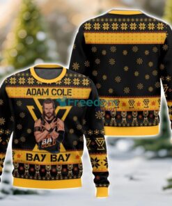 Adam Cole Bay Bay Adam Cole 3D Ugly Christmas Sweater Unisex Sweater Christmas Gift