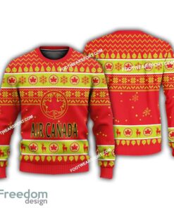 Air Canada Logo Merry Christmas Ugly Sweater Gift Holidays