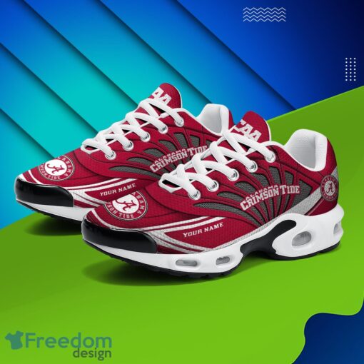 ALABAMA CRIMSON TIDE Air Cushion Sports Shoes Custom Name Gift For Fans Men Women Shoes Product Photo 2