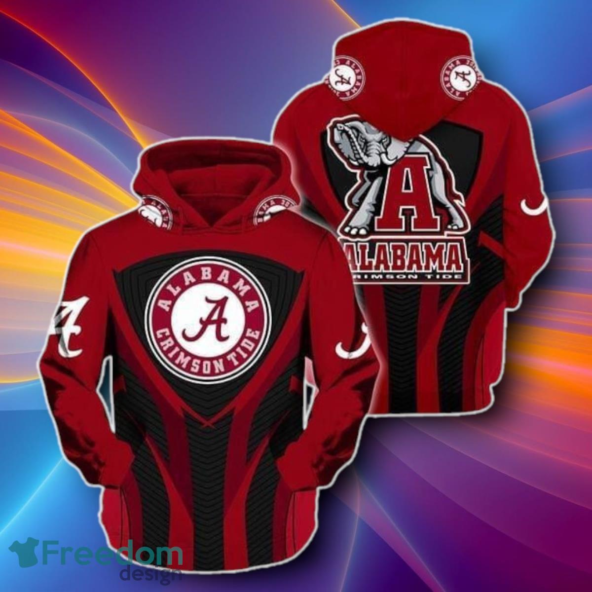 Alabama Crimson Tide Fan 3D Hoodies Unique Gift image Alabama Crimson Tide Fan 3D Hoodies Unique Gift Product Photo 1