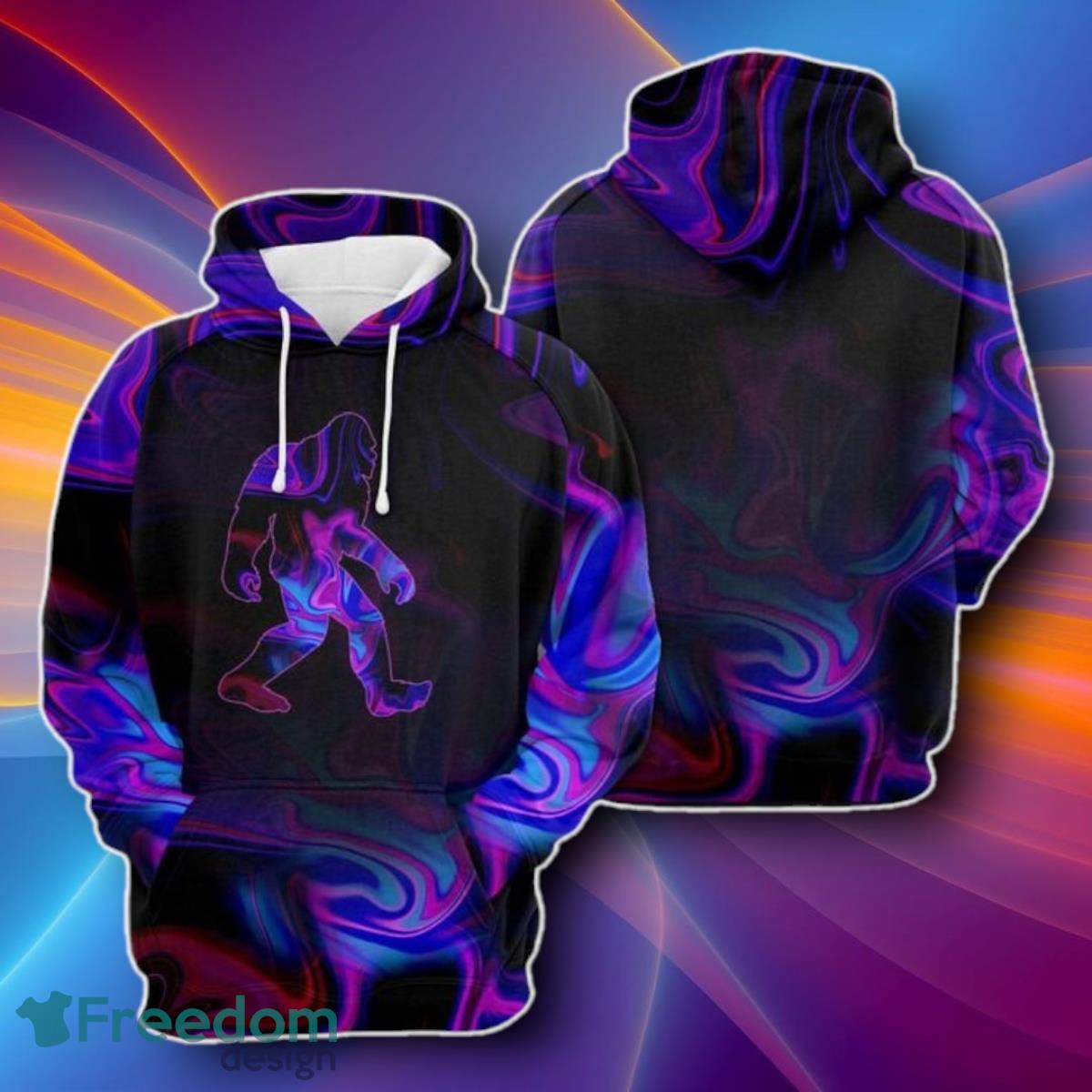 Amazing Bigfoot 3D Hoodies Unique Gift image Amazing Bigfoot 3D Hoodies Unique Gift Product Photo 1