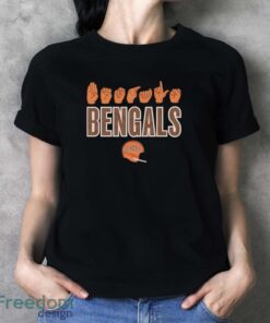 American Sign Language X NFL Cincinnati Bengals shirt Product Photo 4