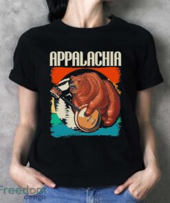 Appalachia – Vintage Banjo Player Bluegrass Musician Shirt - Ladies T-Shirt