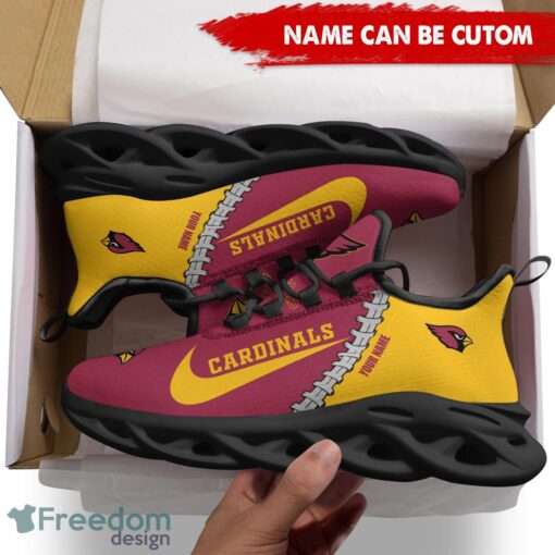 Arizona Cardinals Custom Name Limited Max Soul Shoes Sneakers For Sports Fans Gift Product Photo 2