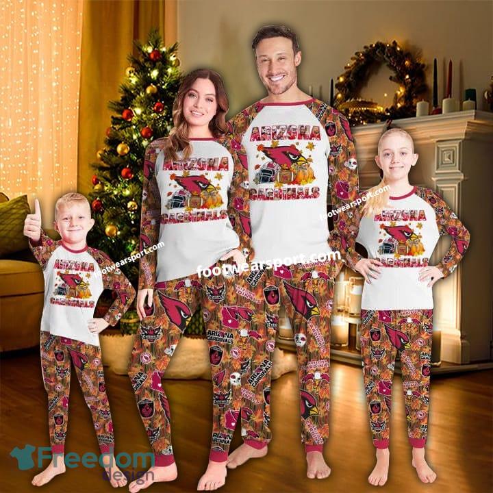Arizona Cardinals Fall Ugly Christmas Pajamas Set Family Kid Men Women image Arizona Cardinals Fall Ugly Christmas Pajamas Set Family Kid Men Women - Arizona Cardinals Fall Ugly Christmas Pajamas Set Family Kid Men Women