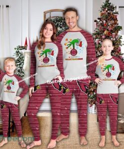 Arizona Cardinals Happy HalloThankmas Xmas Family Pajamas Set Kid Men Women