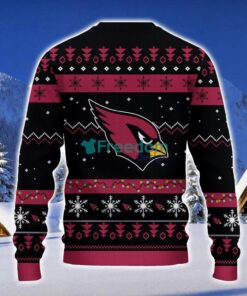 Arizona Cardinals Santa Claus Ugly Christmas Sweater Christmas Gift 3D Sweater Product Photo 2