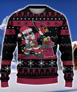 Arizona Cardinals Santa Claus Ugly Christmas Sweater Christmas Gift 3D Sweater