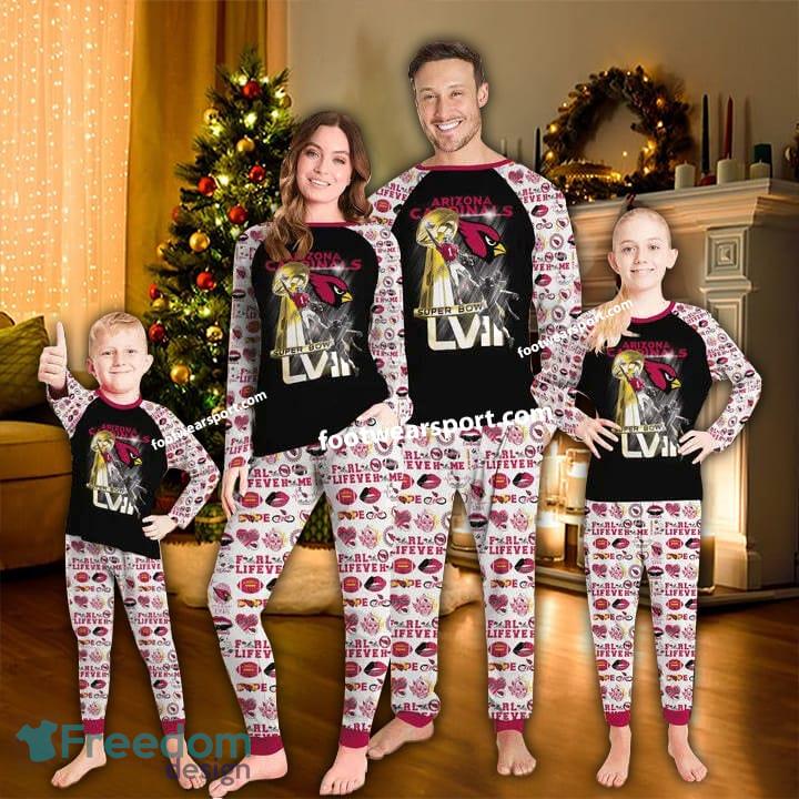 Arizona Cardinals Super Bowl Ugly Christmas Pajamas Set Family Kid Men Women image Arizona Cardinals Super Bowl Ugly Christmas Pajamas Set Family Kid Men Women - Arizona Cardinals Super Bowl Ugly Christmas Pajamas Set Family Kid Men Women