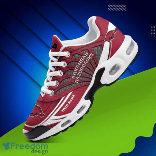 Arkansas Razorbacks Air Cushion Sports Shoes Custom Name Gift For Fans Men Women Shoes Product Photo 1