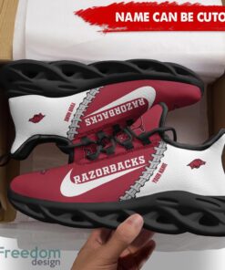 Arkansas Razorbacks Custom Name Limited Max Soul Shoes Sneakers For Sports Fans Gift Product Photo 2