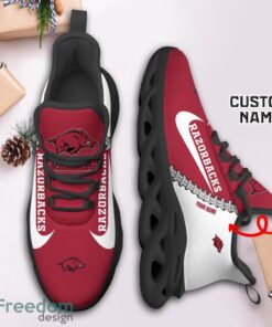 Arkansas Razorbacks Custom Name Limited Max Soul Shoes Sneakers For Sports Fans Gift Product Photo 3