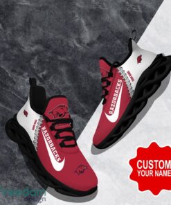 Arkansas Razorbacks Custom Name Limited Max Soul Shoes Sneakers For Sports Fans Gift