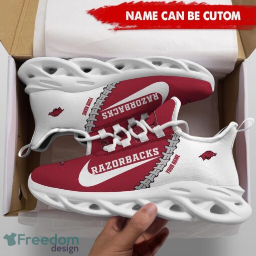 Arkansas Razorbacks Custom Name Limited Max Soul Shoes Sneakers For Sports Fans Gift Product Photo 5