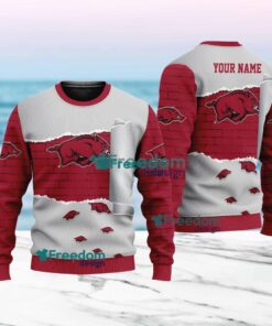 Arkansas Razorbacks NCAA Logo New Idea Christmas Ugly Sweater 3D For Men And Women